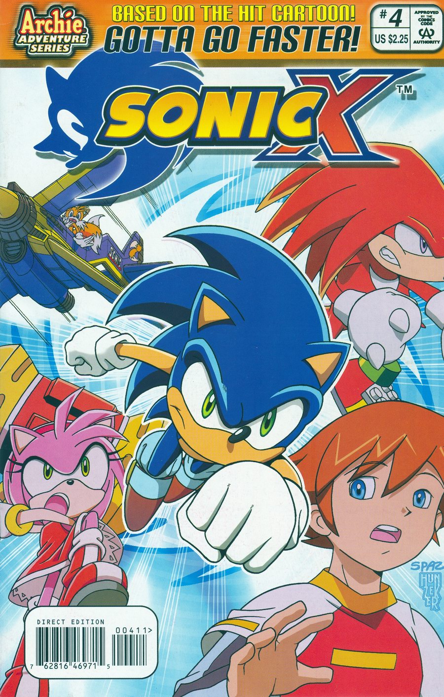 Sonic X - February 2006 Comic cover page